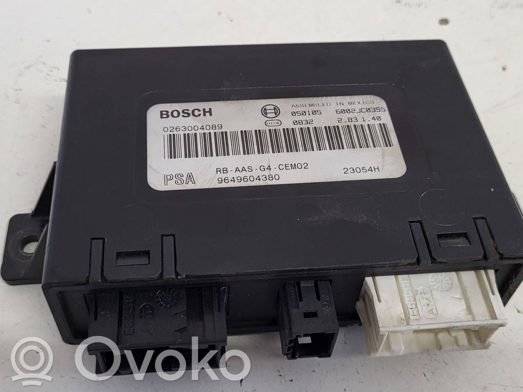 Parking PDC control unit/module   0263004089,9649604380,6002JC0355
