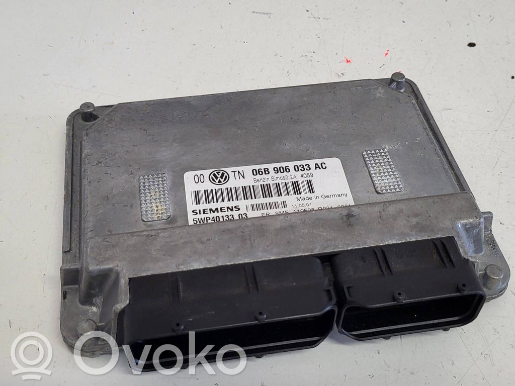 Engine control unit/module   06B906033AC,06B906033AQ,5WP4013303