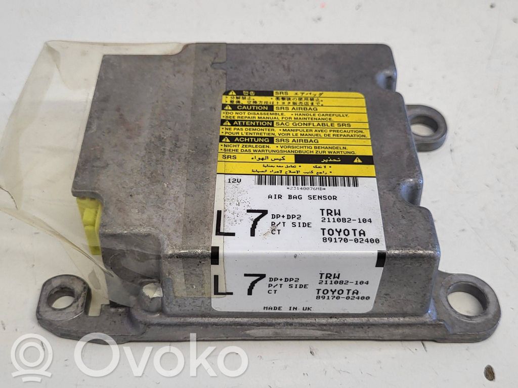 Toyota Corolla E120 E130 Airbag control unit/module 