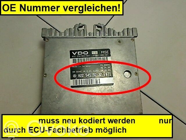 Mercedes-Benz C W202 Engine control unit/module 