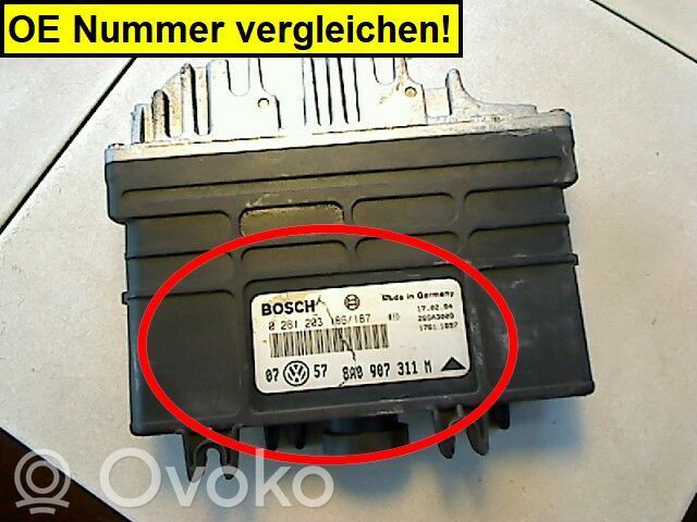 Engine control unit/module   8A0907311M,000,0261203186
