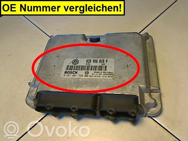 Volkswagen PASSAT B5 Centralina/modulo del motore