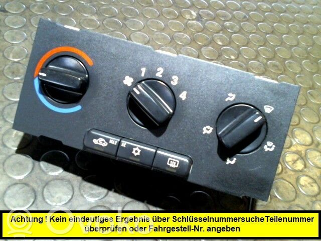 Opel Zafira A Panel klimatyzacji 