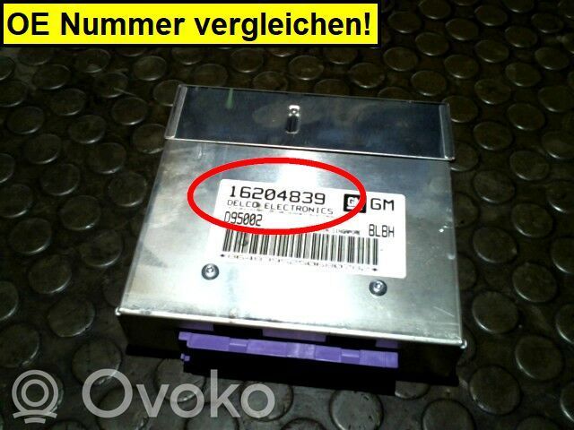 Opel Vectra A Engine control unit/module 