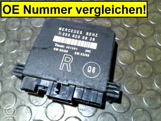 Unité de commande / module de régulateur de vitesse   A2038200826,0000,2038200826