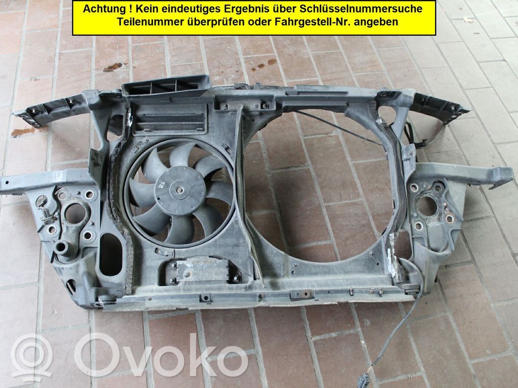 Audi A6 S6 C5 4B Radiatoru paneļa augšējā daļa (televizors) 