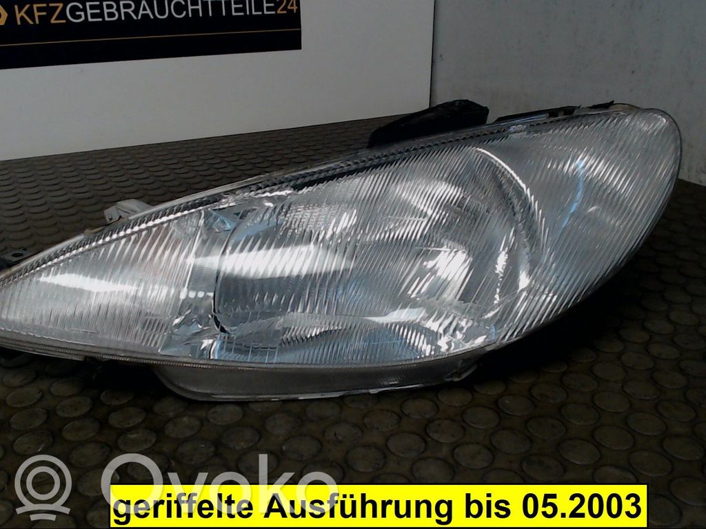 Peugeot 206 Phare frontale 
