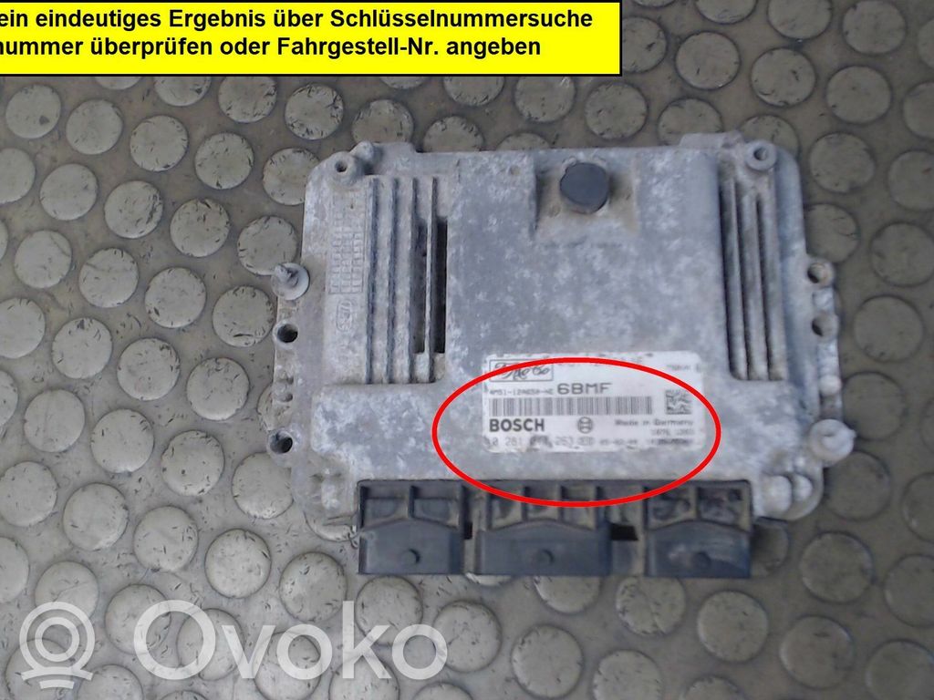 Ford Focus C-MAX Engine control unit/module 