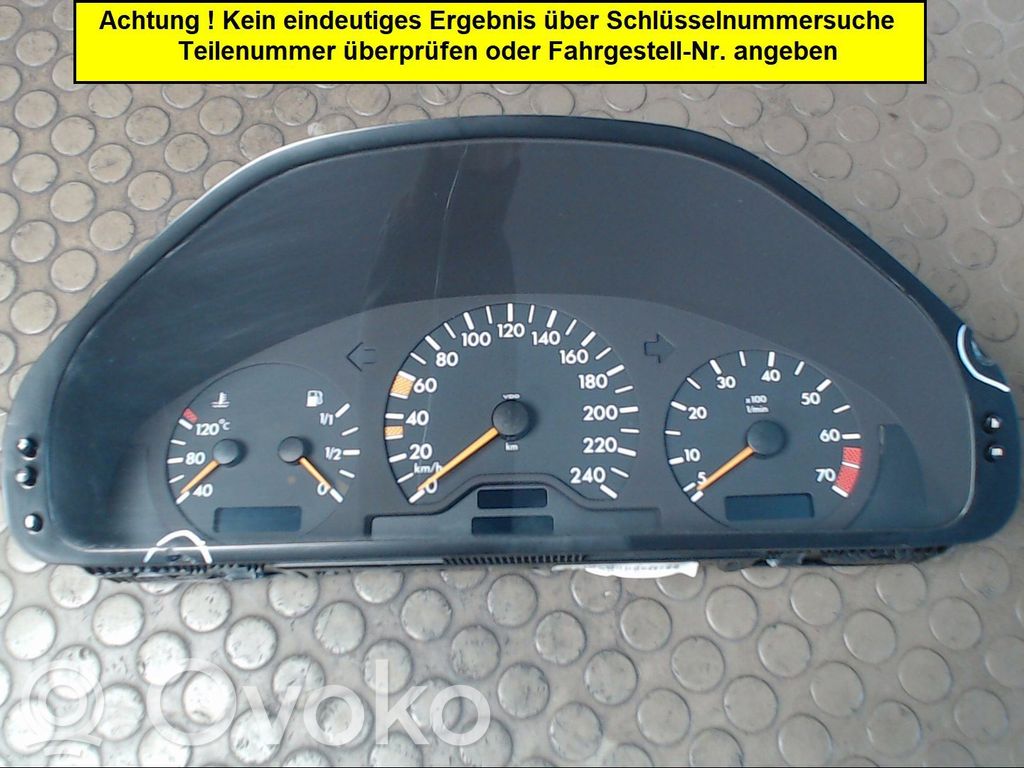Mercedes-Benz C W202 Mască ceasuri bord 