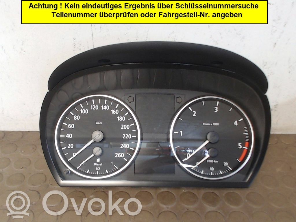 BMW 3 E90 E91 Mască ceasuri bord 