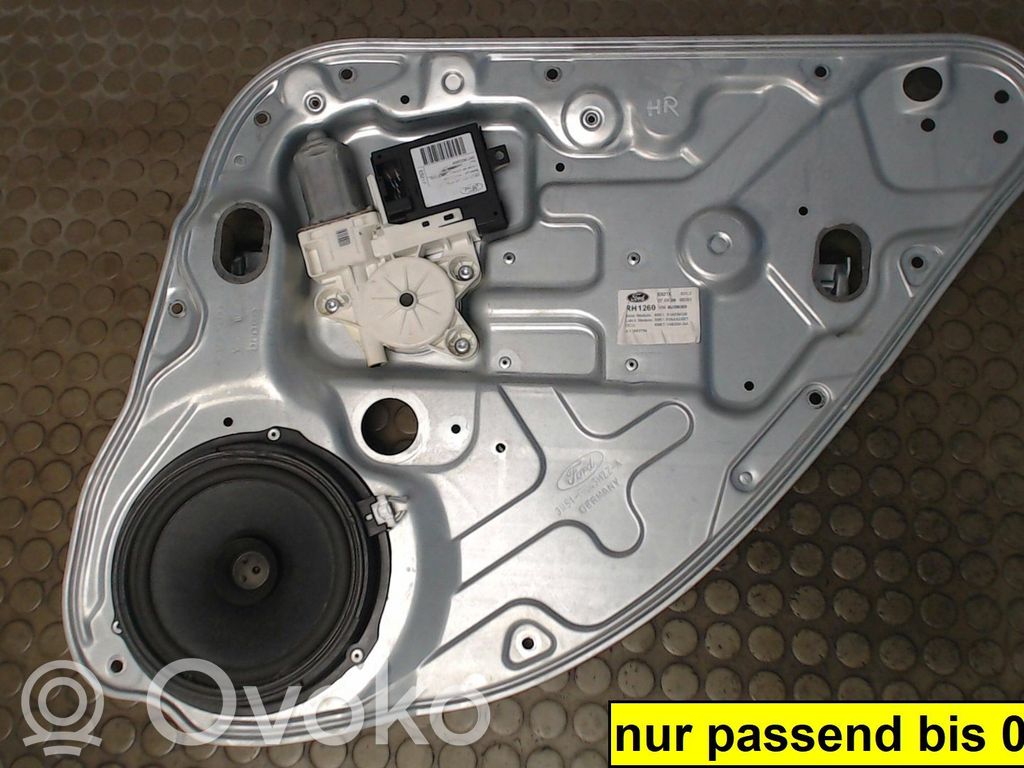 Ford Focus C-MAX Mechanizm podnoszenia szyby tylnej bez silnika 