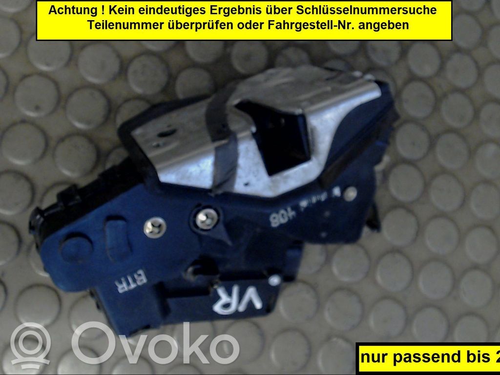 BMW 3 E46 Priekšpusē slēdzene 
