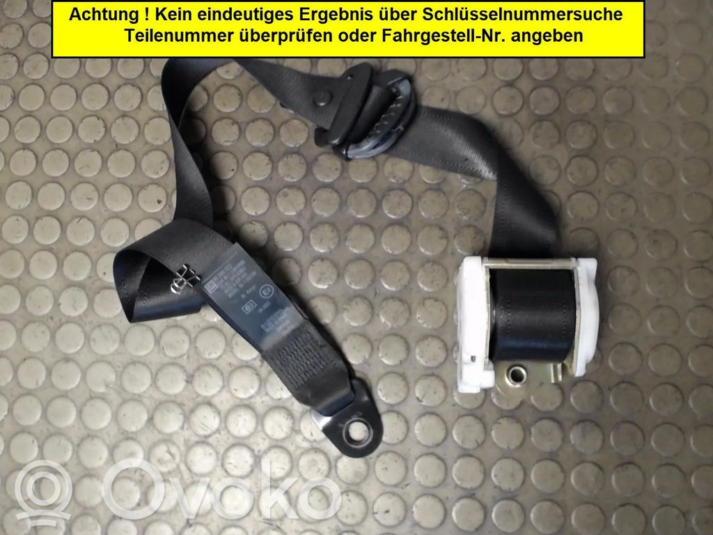 Cinturón delantero   90444259,NICHTZUTREFFEND