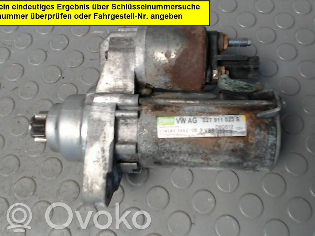 Volkswagen Polo IV 9N3 Motorino d’avviamento 
