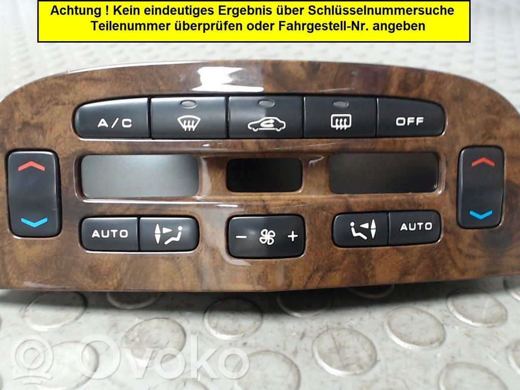 Panel klimatyzacji   96295526