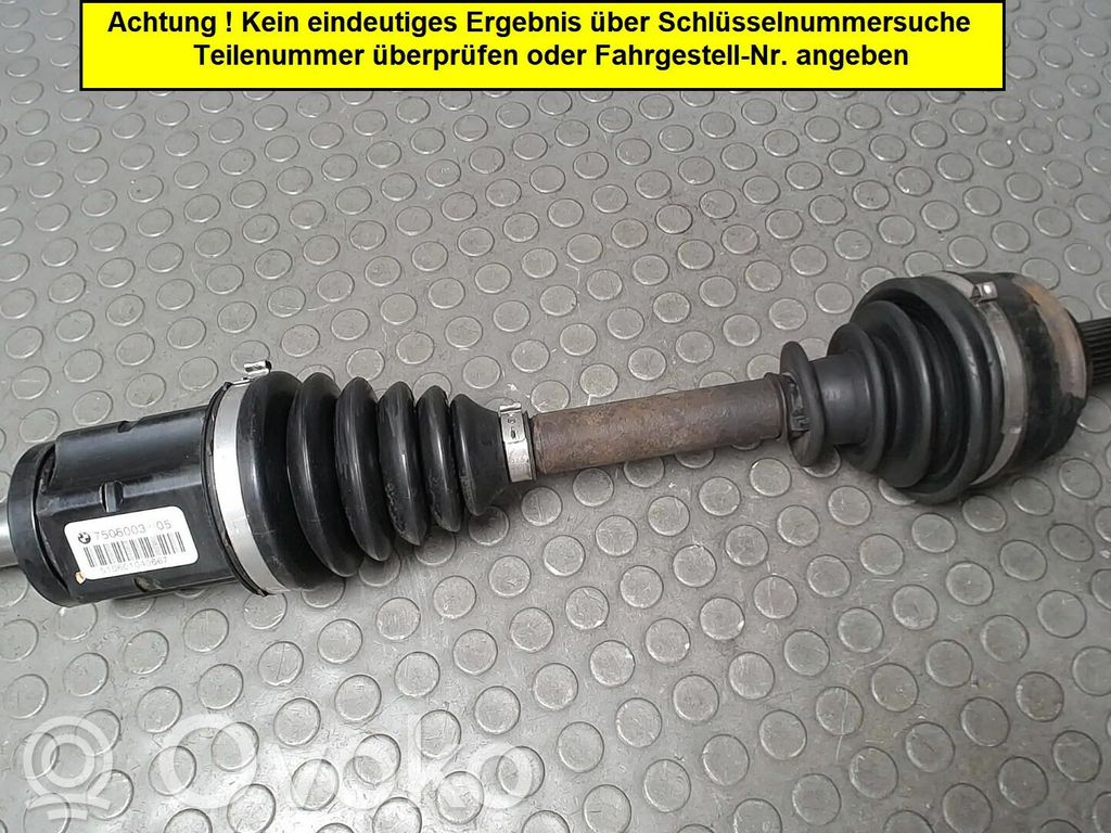 BMW X5 E53 Front driveshaft 