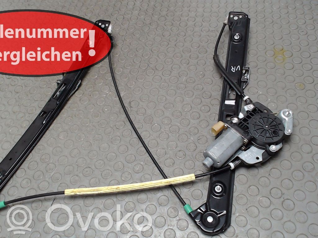 BMW 3 E46 Front window lifting mechanism without motor 