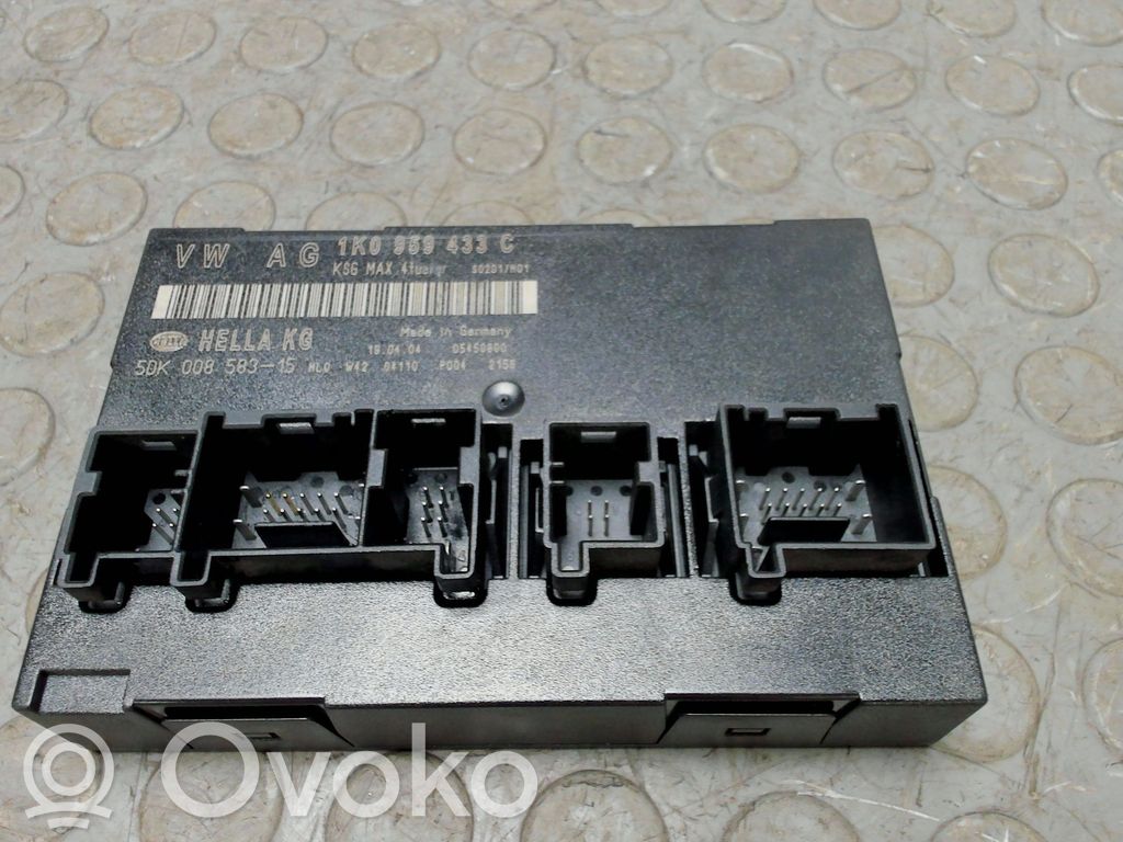 Volkswagen Golf V Unidad de control/módulo del bloqueo de puertas