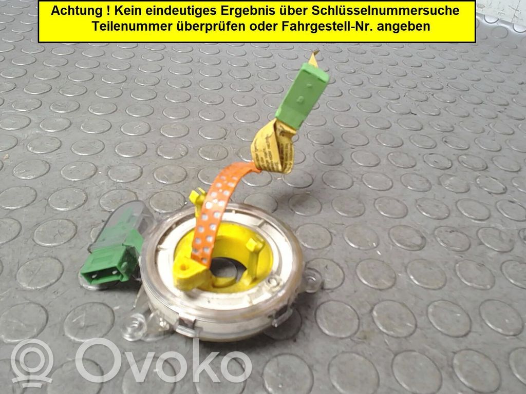 Volvo S40, V40 Muelle espiral del airbag (Anillo SRS)