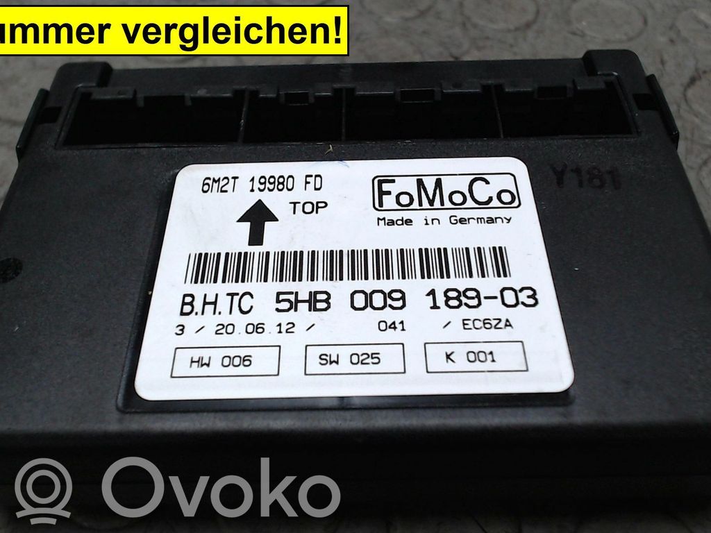 Cruise control unit/module   6M2T19980FD,NICHTZUTREFFEND