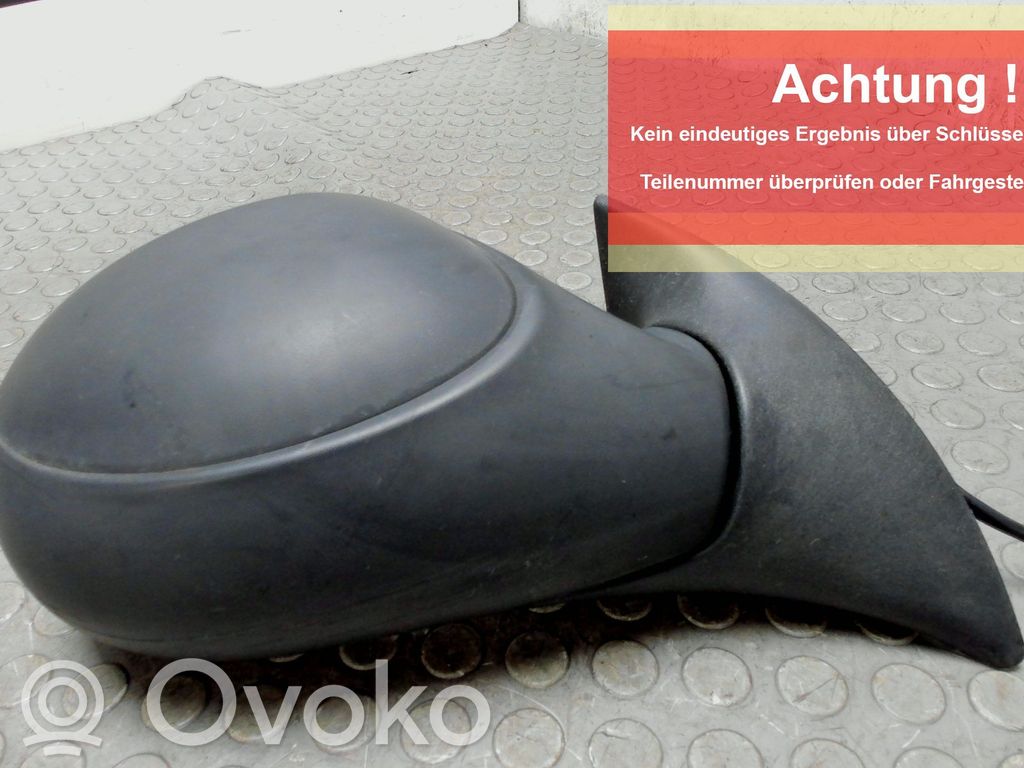 Front door electric wing mirror
