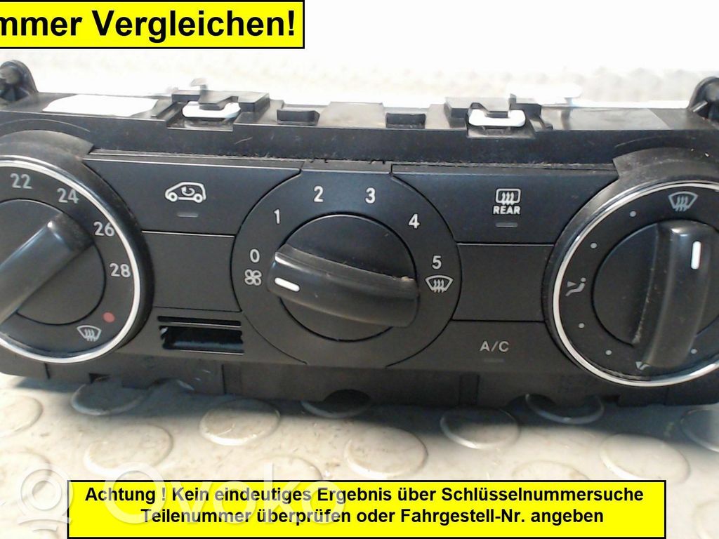 Mercedes-Benz A W169 Centralina del climatizzatore