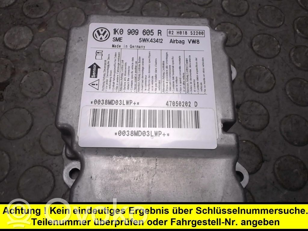 Centralina/modulo airbag   0000