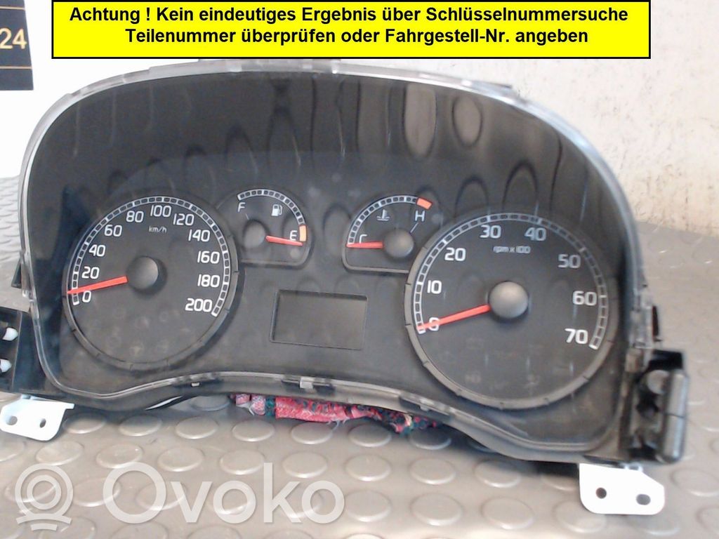 Fiat Punto (188) Mască ceasuri bord 
