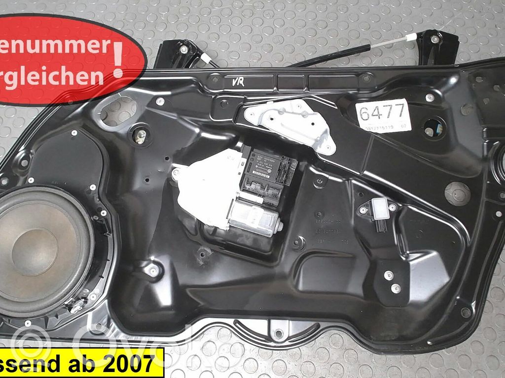 Volkswagen PASSAT B6 Mécanisme de lève-vitre avant sans moteur