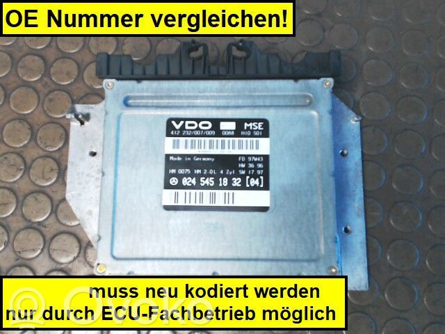 Mercedes-Benz E W210 Engine control unit/module 