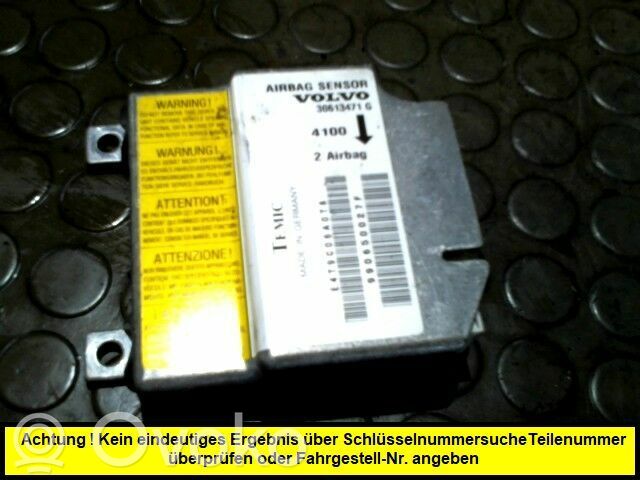 Volvo S40, V40 Centralina/modulo airbag 