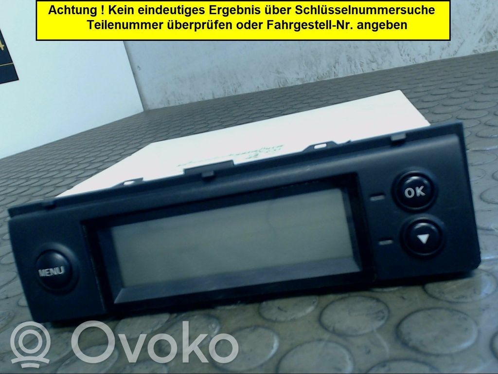 Nissan Micra Ecran/afișaj/ecran mic 