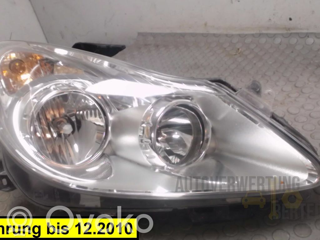 Opel Corsa D Etu-/Ajovalo 