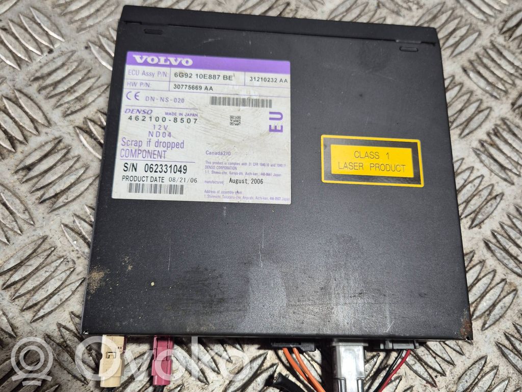 Volvo S80 Navigation unit CD/DVD player 