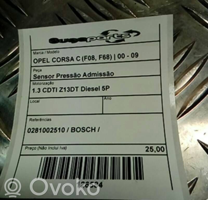 Luftdrucksensor   0281002510,BOSCH