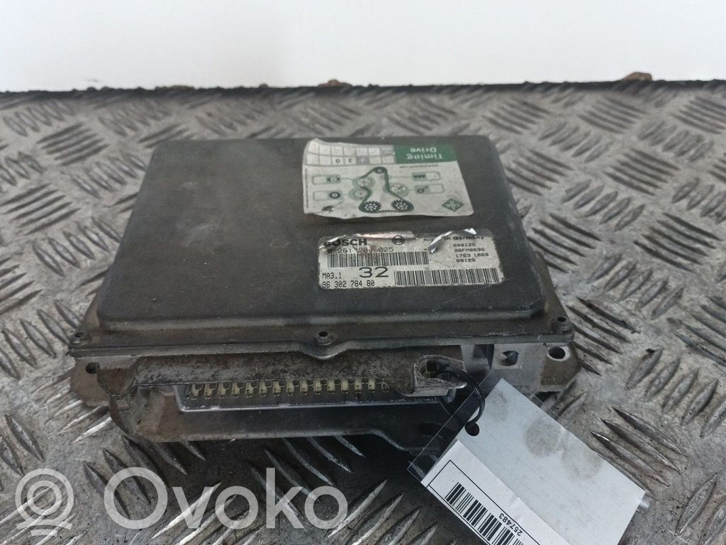 Engine control unit/module   0261204625,963027848032,BOSCH