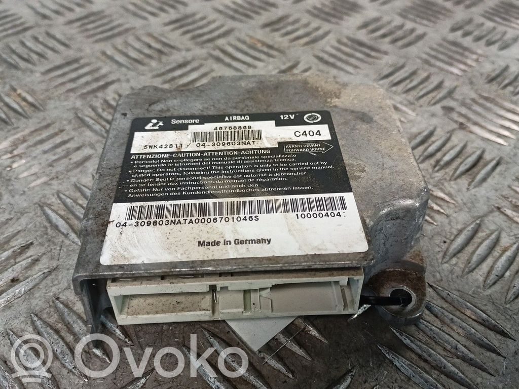 Module de contrôle airbag   5WK42811,46768868