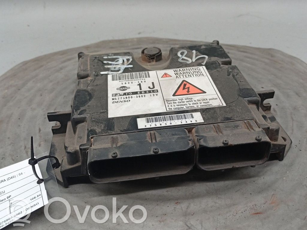 Nissan NP300 Unitate/modul de control motor 