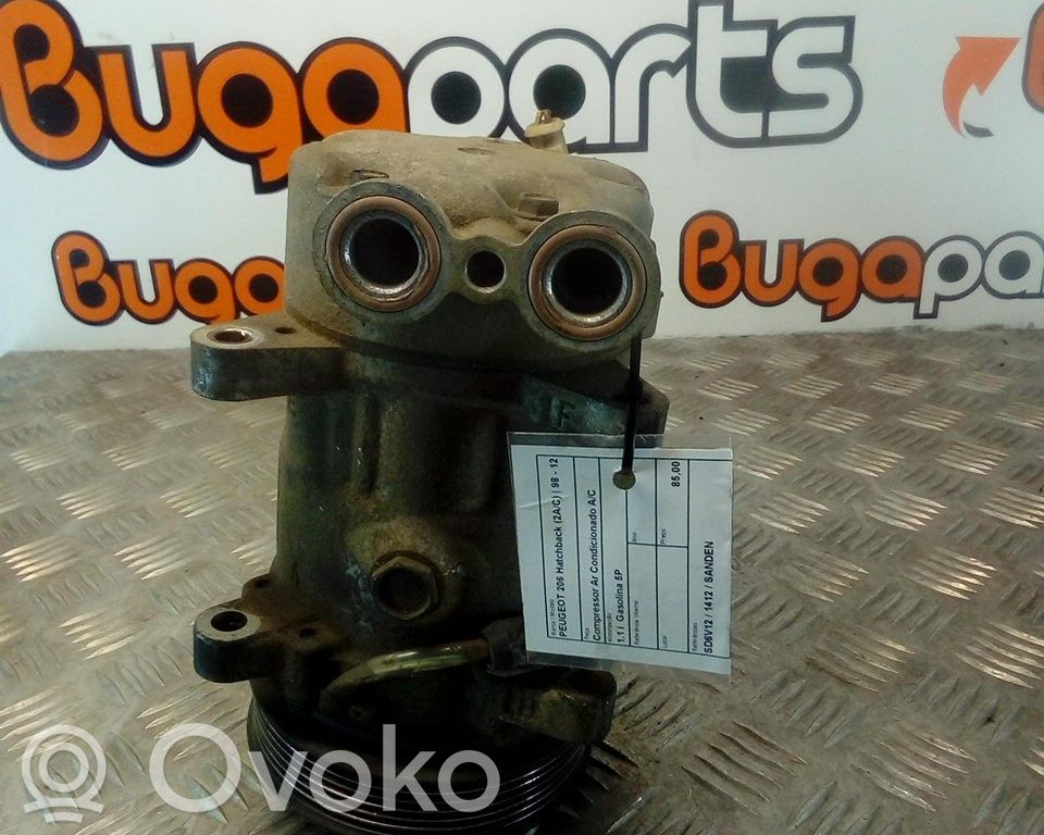 Ilmastointilaitteen kompressorin pumppu (A/C)   SD6V12,1412,SANDEN