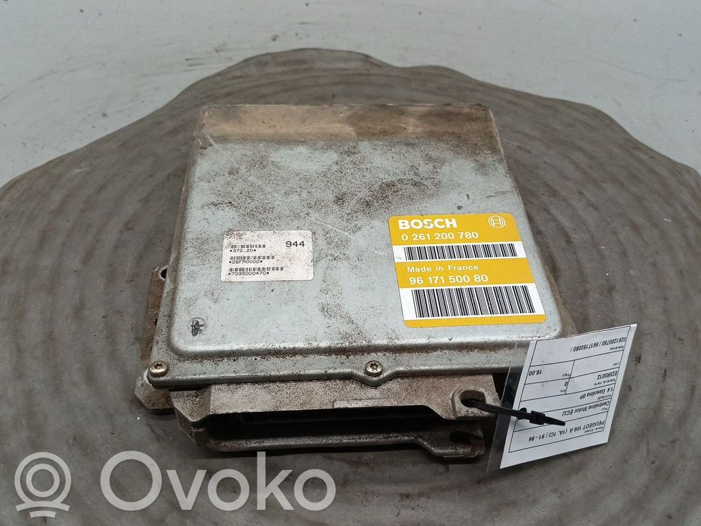 Peugeot 106 Unitate/modul de control motor 