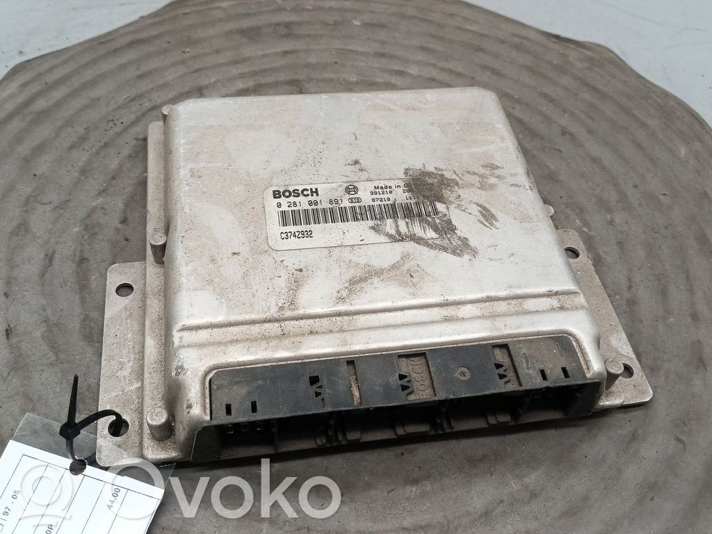 Engine control unit/module   0281001891,C374Z932