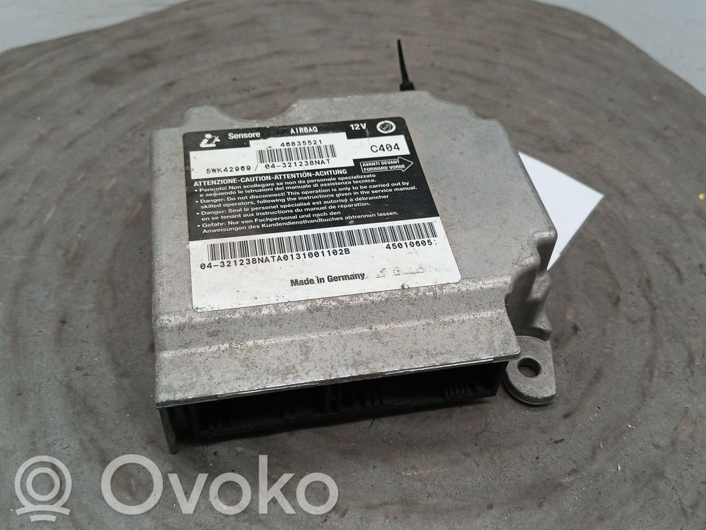 Airbag control unit/module   46835521,5WK42969