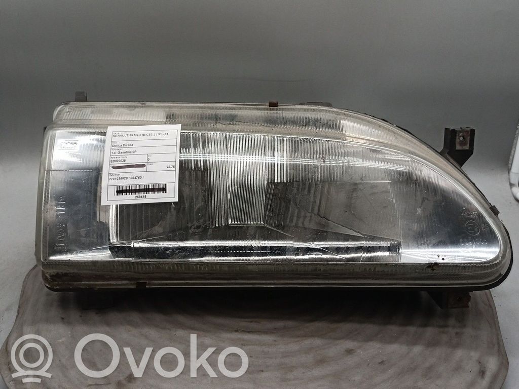 Headlight/headlamp   7701036028,084760