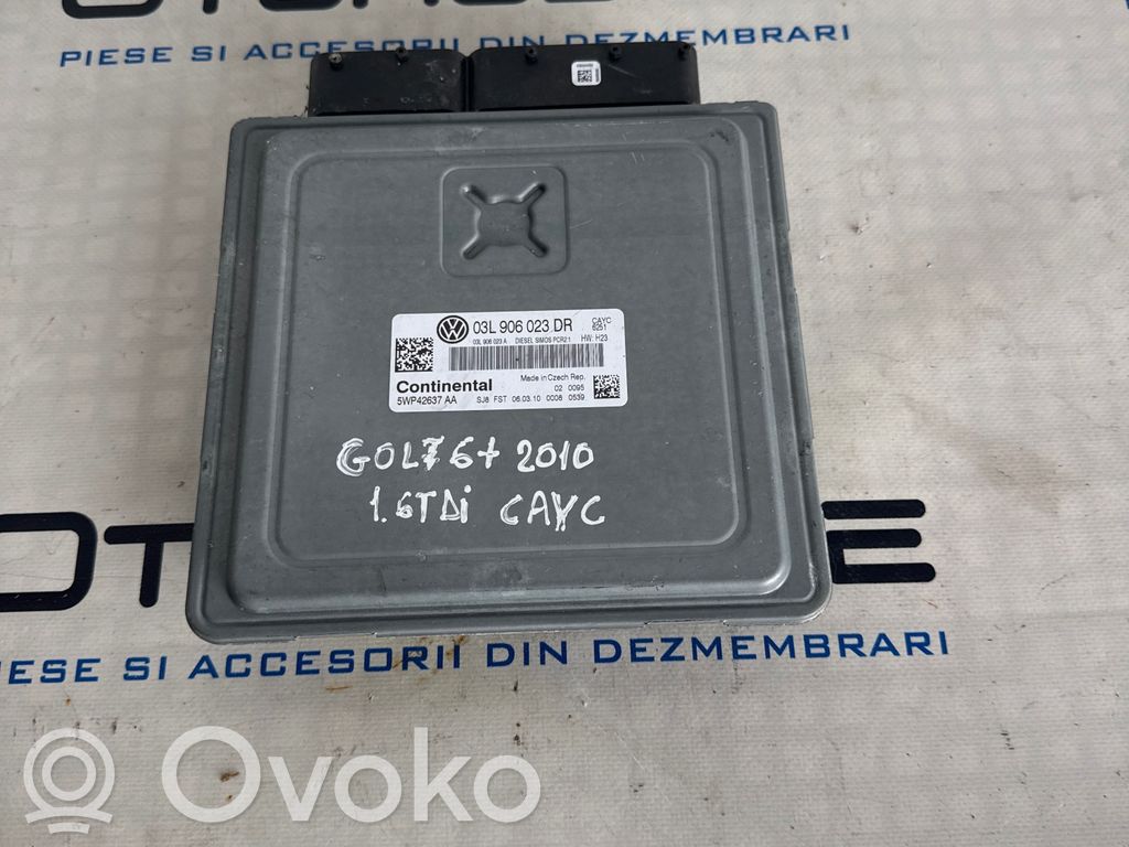 Engine control unit/module   03L906023DR,03L906023A,5WP42637AA