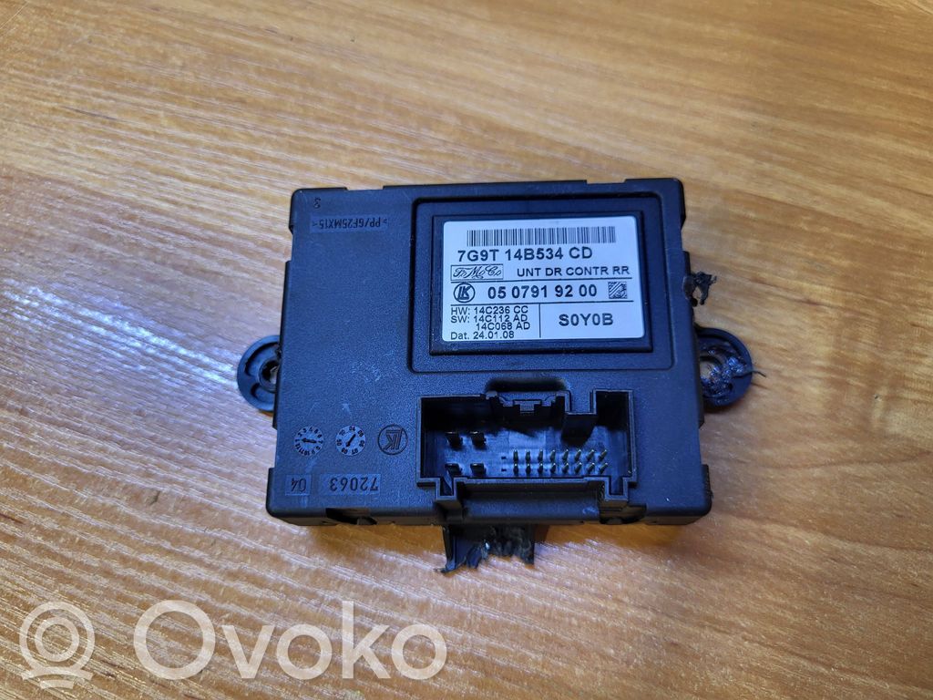 Door control unit/module   7G9T14B534CD,0507919200,14823608