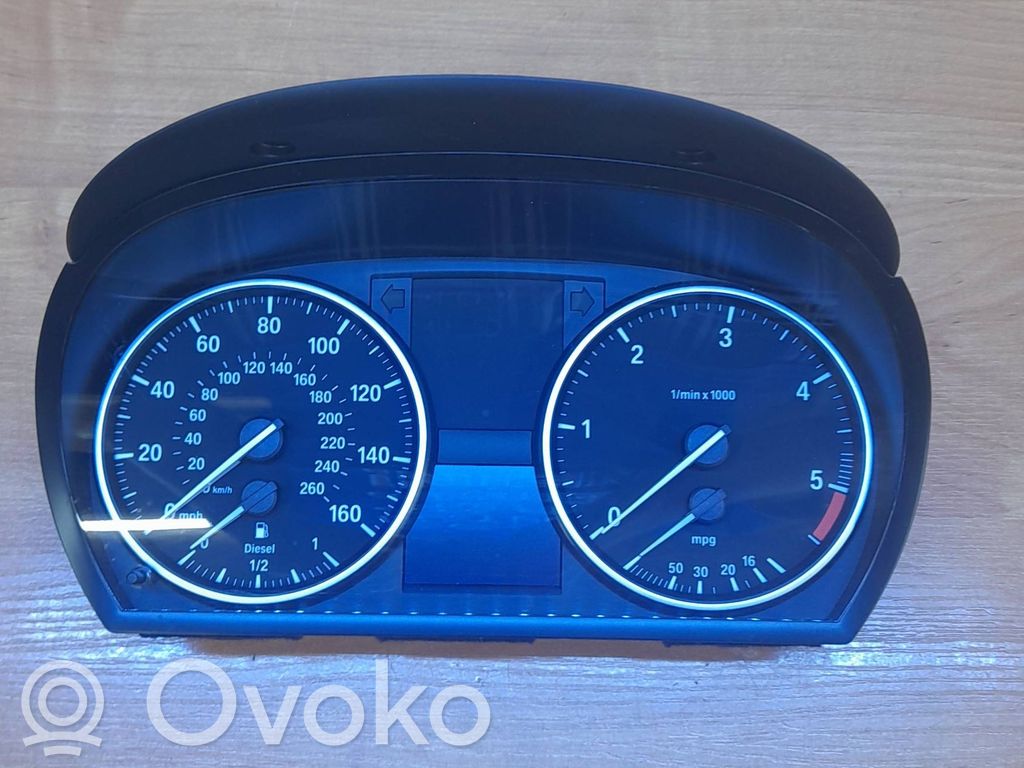 BMW 3 E90 E91 Speedometer (instrument cluster) 