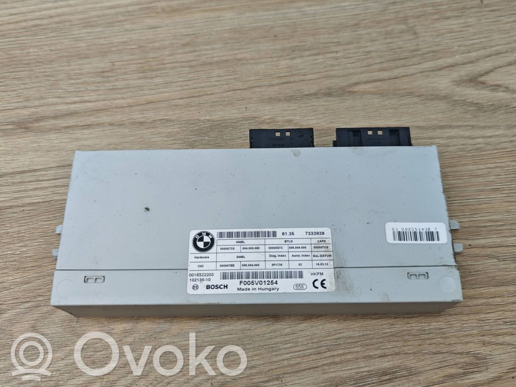 Sterownik / Moduł elektrycznej klapy tylnej / bagażnika   7333939,0018322203,F005V01254