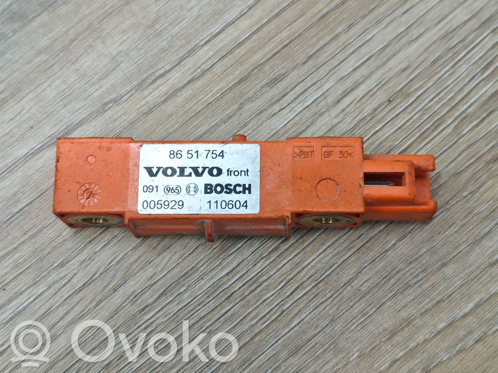 Volvo S80 Airbag deployment crash/impact sensor 