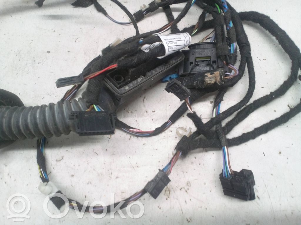 BMW 3 F30 F35 F31 Wiązka przewodów drzwi przednich 