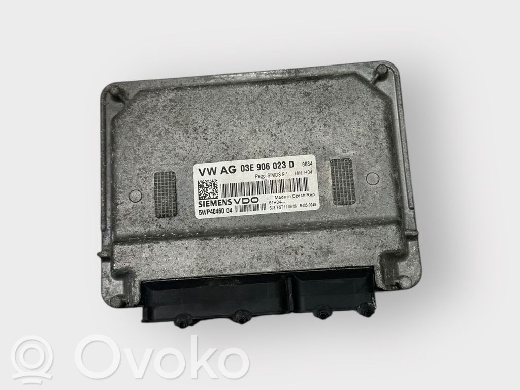 Engine control unit/module   03E906023D,5WP4046004